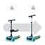 Самокат 2 в 1 Kinderkraft Raket Up Blue (KRRAUP00BLU0000) - миниатюра 5