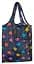 Сумка-шопер складна Hanson Faltshopper 44x38 см нейлон синя з сердечками - мініатюра 1