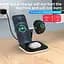 Бездротова зарядна підставка 3-in-1 LED Magnetic wireless charger JYD-WC101 чорна - мініатюра 4