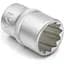Головка торцева Wurth коротка 1/2IN 12-гранний профіль SW24 Red Stripe (5763012424) - мініатюра 2