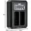 Двойное зарядное устройство JJC DCH-ENEL14A USB Nikon EN-EL14/EN-EL14A Для JJC B-ENEL14/B-ENEL14A - миниатюра 7