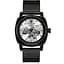 Наручний годинник чоловічий 021-3D Де би не був Black-White Mesh Awarder acs0031960 - мініатюра 1