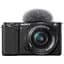 Бездзеркальний фотоапарат Sony ZV-E10 Kit 16-50mm f3.5-5.6 OSS Black (ILCZVE10LB.CEC) [88779] - мініатюра 1