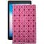 Чехол StatusCASE из экокожи для планшета Alcatel 3T 8 2020 Розовый ромб - миниатюра 1