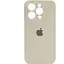 Чохол Epik Silicone Case Full Camera Protective (AA) для Apple iPhone 15 Pro (6.1) Бежевий / Antique White - мініатюра 1