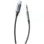 Кабель Biva AUX-04 Type-C to 3.5 mini Jack 1m cable Black - мініатюра 1