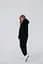Худі для вагітних і годуючих мам утеплене спортивне з капюшоном і секретом для годування на блискавці M Мамин Дім чорний - мініатюра 10
