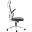 Офісне крісло GT Racer X-5728 White/Gray [125606] - мініатюра 4