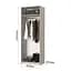 Шкаф 2-дверный с антресолью MebelStar Оскар Gloss BL-B, стандарт 80x52x260 см Кашемир/Кашемир (MBS-5350) - миниатюра 3