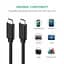 Кабель Ugreen US286 Type-C - Type-C 3A Cable 2 м Black (10306) - мініатюра 3