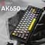 Клавіатура Ajazz AK650 Moon Yellow Switch Black/Grey/Yellow (AK650-MY-GWY) [156879] - мініатюра 6