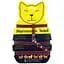 Шлея для кошек с поводком Collar, кожа, 22-30х30-40х1,2 см/122 см, коричневый (5466) - миниатюра 1