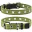Нашийник для собак Collar, бавовняний, безрозмірний, 52x2,5 см, зелений - мініатюра 3