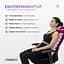 Масажний килимок Easyfit з подушкою (аплікатор Кузнєцова) Фіолетовий з білим (EF-2709-VW) - мініатюра 6