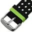 Двойной ремешок Primo с перфорацией для часов Samsung Gear S2 Classic (SM-R732/SM-R735) Black Green - миниатюра 5