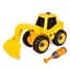 Трактор з екскаваторною установкою Kaile Toys, жовтий (KL702-1) - мініатюра 1
