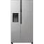 Холодильник Gorenje SBS 179х70х92 см 2 двері 376(190) л А++ NF+ Інв. диспенсер генератор льоду Зовн. Диспл нерж - мініатюра 1