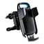 Держатель в машину с беспроводным ЗП Baseus Milky Way Electric Bracket black (28270) - миниатюра 9
