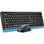 Комплект клавіатура + миша A4Tech Fstyler FG1035 Navy Blue [114631] - мініатюра 2