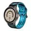 Ремешок для Samsung Galaxy Watch 4 44mm - черно-синий ширина крепления 20мм силикон Watchbands Scales (W35-4WB10289017) - миниатюра 2