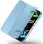 Чехол-книжка DK для Apple iPad Pro 11" M4 2024 экокожа/силикон Smart Case Слот под Стилус white ice - миниатюра 2