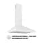Вытяжка купольная Perfelli K 6402 WH 850 LED - миниатюра 2