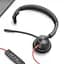 Гарнитура Poly компьютерная моно On-ear Blackwire 3310-M USB-A USB-C однонаправленный Microsoft Teams черный (8X216AA) - миниатюра 2