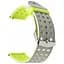 Двойной ремешок с перфорацией для часов Samsung Galaxy Watch 3 45 мм (SM-R840) Grey Yellow - миниатюра 1