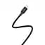 Кабель SkyDolphin S55L Neylon USB - Lightning (M/M), 1 м, Black (SDUSB-000434) - миниатюра 2
