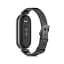 Шкіряний ремінець MiJobs для фітнес-браслета Xiaomi Mi Band 5 и 6 Type A чорний - мініатюра 2