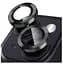 Захисне скло DK для Apple iPhone 13 на камеру Lens Metal Ring Eagle Eye 015731 black - мініатюра 3