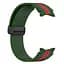 Браслет Cls-line-black для Samsung Galaxy Watch 5 - зелено-красный ширина крепления 20мм силикон Watchbands (W36-0WB12227561) - миниатюра 3