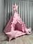 Вігвам Насолода рожевий 9 з матрасиком плюш minky БОНБОН та кошиком для іграшок Повний комплект 0728 - мініатюра 2