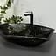 Умивальник VBI Venezia marble black matt накладний VBI-012406, Мармур - мініатюра 2