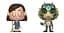 Набор фигурок Funko Pop Фанко Поп Форма воды Элиза и Амфибия Elisa and Amphibian 10 см Movies SW EA - миниатюра 1