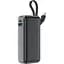 УМБ Acefast 10000mAh 30W PD USB-C witch cable, USB-A, Li-Pol, M7 Black - миниатюра 1