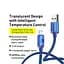 Кабель Baseus Crystal Shine Series Fast Charging Data Cable USB to iP 2.4A 2 м голубой - миниатюра 3