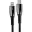 Кабель Baseus Gli ммer Series Fast Charging Data Cable Type-C to Lightning 20W 1 м Чорний - мініатюра 1