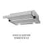 Вытяжка телескопическая Perfelli TL 6822 I 1200 LED - миниатюра 4