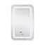 Дзеркало Qtap Mideya з антизапотіванням (DC-F911) 500x800 QT2078F911W, Білий - мініатюра 3