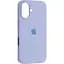 Чехол Silicone Case для Apple iPhone 16 Lilac Blue AA [115086] - миниатюра 1