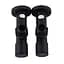 Набір Кран вентильний кутовий з американкою Solomon Lux 1/2″ 7777 (2шт.) Black 000020284 - мініатюра 3