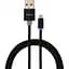 Дата кабель USB 2.0 AM to Lightning 1m LED black Vinga (VCPDCLLED1BK) - мініатюра 1