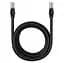 Кабель патч-корд RJ45 Baseus High Speed ​​CAT5 Gigabit Ethernet Cable (Round Cable) 1m B00133206111-01 Black - миниатюра 1