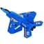 Літак на радіокеруванні SCHE HW32 F22 Fighter Blue - мініатюра 1