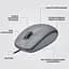 Бездротова миша Logitech M110 USB Silent Mid Gray (L910-006760) (910-006760) - мініатюра 14