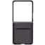Шкіряний чохол Leather Case (AAA) для Samsung Galaxy Z Flip7 Dark Gray - мініатюра 3