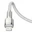 Кабель Baseus Cafule Metal USB-C to Lightning PD 20W 2m White (CATLJK-B02) [71406] - мініатюра 6