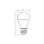 Лампочка Eurolamp LED А60 10W E27 4000K 220V (LED-A60-10274(P)) - мініатюра 4