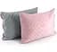 Чохол на подушку Руно 50х70 VeLour Pink and Grey ромб 382.55_Pink and Grey ромб - мініатюра 3